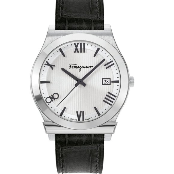 Salvadore Ferragamo 41mm Swiss Master Watch